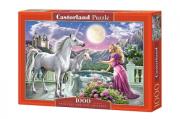 Opakowanie Puzzle 1000 Princess and her Unicorns CASTOR