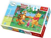 Okładka książki Puzzle 30 Kubuś i Przyjaciele Koło graniaste TREFL