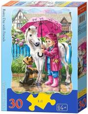 Opakowanie Puzzle 30 Rainy Day with Friends CASTOR