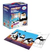 Okładka książki Puzzle Big 2 Pingwiny z Madagaskaru ALEX