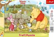 Okładka książki Puzzle ramkowe 15 Kubuś i Przyj. Odpoczynek TREFL