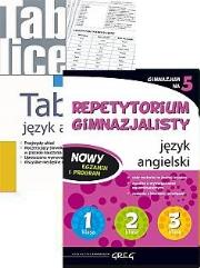 REP.GIM. ANGIELSKI+TABLICE-GREG. Autor: Kociołek Monika. Dadada.pl Okładka książki REP.GIM. ANGIELSKI+TABLICE-GREG