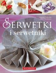 Serwetki i serwetniki. Autor: Joanna Tołłoczko, Piotr Syndoman. Dadada.pl Okładka książki Serwetki i serwetniki