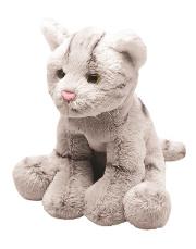 Okładka książki Siedzący szary kot pręgowany 13cm SUKI