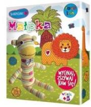 Okładka książki Skarpetkowe zwierzaki Małpka