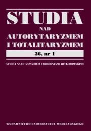 Opakowanie Studia nad autorytaryzmem i totaliryzmem 36 nr 1