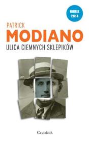 Ulica ciemnych sklepików. Autor: Patrick Modiano. Dadada.pl Okładka książki Ulica ciemnych sklepików