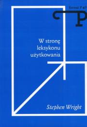Okładka książki W stronę leksykonu użytkowania