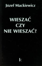 Okładka książki Wieszać czy nie wieszać?