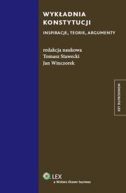Okładka książki Wykładnia konstytucji