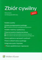 Zbiór cywilny 2014. Wydawca: Wolters Kluwer. Dadada.pl Opakowanie Zbiór cywilny 2014