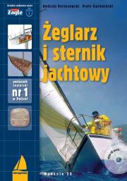 Żeglarz i sternik jachtowy + CD. Autor: Kolaszewski Andrzej, Świdwiński Piotr. Dadada.pl Okładka książki Żeglarz i sternik jachtowy + CD