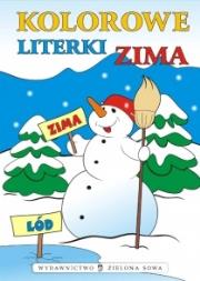 Okładka książki Zima. Kolorowe literki