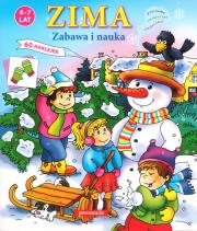 Zima Zabawa i nauka. Autor: Opracowanie zbiorowe. Dadada.pl Okładka książki Zima Zabawa i nauka