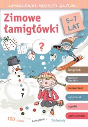 Zimowe Łamigłówki. Autor: Opracowanie zbiorowe. Dadada.pl Okładka książki Zimowe Łamigłówki