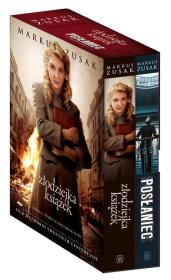 Złodziejka książek, Posłaniec Pakiet. Autor: Zusak Markus. Dadada.pl Okładka książki Złodziejka książek, Posłaniec Pakiet