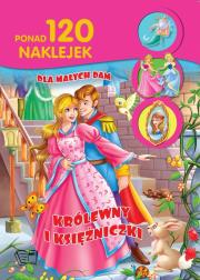 Okładka książki 120 naklejek dla małych dam