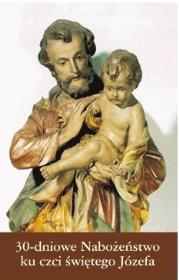 Okładka książki 30-dniowe Nabożeństwo ku czci świętego Józefa
