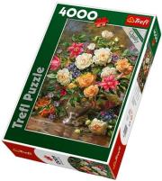 4000 - Kwiaty dla Królowej Elżbiety 45003. Autor: Trefl. Dadada.pl Okładka książki 4000 - Kwiaty dla Królowej Elżbiety 45003