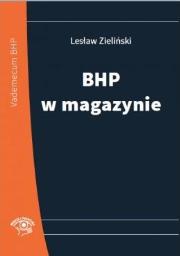 Okładka książki BHP w magazynie