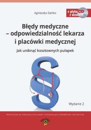 Okładka książki Błędy medyczne - odpowiedzialność prawna lekarza i placówki medycznej
