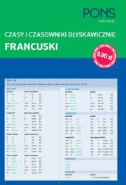 Okładka książki Czasy i czasowniki błyskawicznie. Francuski PONS