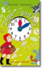 Okładka książki Czytam i poznaję. Zegar i godziny z Czerwonym Kapturkiem