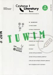 Czytanie Literatury 3/2014. Wydawca: Wydawnictwo Uniwersytetu Łódzkiego. Dadada.pl Opakowanie Czytanie Literatury 3/2014