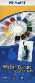 Farby akwarelowe Prima Art 12 kolorów 12 ml w tubie. Wydawca: Prima Art. Dadada.pl Opakowanie Farby akwarelowe Prima Art 12 kolorów 12 ml w tubie