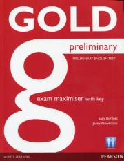 Gold Preliminary Exam Maximiser with key. Autor: Burgess Sally, Newbrook Jacky. Dadada.pl Okładka książki Gold Preliminary Exam Maximiser with key