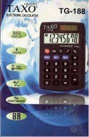Opakowanie KALKULATOR TAXO TG188 CZARNY CH881 BPZ-TAXO