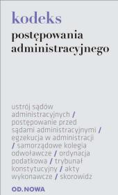 Kodeks postępowania administracyjnego 01.02.2015. Autor: Lech Krzyżanowski. Dadada.pl Okładka książki Kodeks postępowania administracyjnego 01.02.2015