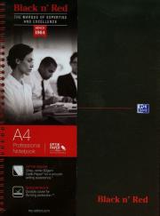 Opakowanie Kołobrulion A4 Black n' Red w kratkę 140 kartek