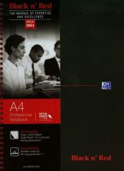 Opakowanie Kołobrulion A4 Black n' Red w linie 140 kartek