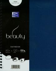 Opakowanie Kołonotatnik A5 Oxford beauty Daybook w linie 120 kartek morski