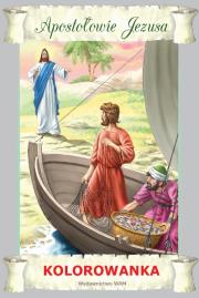 Kolorowanka. Apostołowie Jezusa. Autor: Sałamacha Przemysław. Dadada.pl Okładka książki Kolorowanka. Apostołowie Jezusa