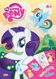 Okładka książki Kolorowanka i naklejki - My Little Pony