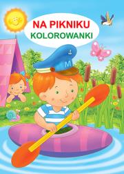 Kolorowanka - Na pikniku. Autor: Jarosław Żukowski. Dadada.pl Okładka książki Kolorowanka - Na pikniku