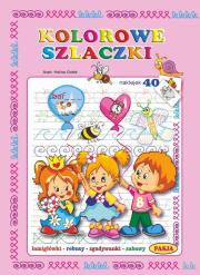Kolorowe szlaczki. Autor: Halina Gołek. Dadada.pl Okładka książki Kolorowe szlaczki