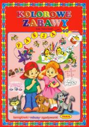 Kolorowe zabawy. Autor: Halina Gołek. Dadada.pl Okładka książki Kolorowe zabawy