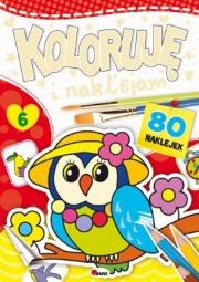 Okładka książki Koloruję i naklejam 6