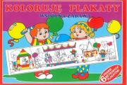 Okładka książki Koloruję plakaty. Wspólna zabawa