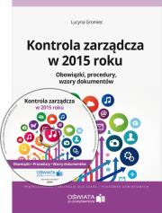 Okładka książki Kontrola zarządcza w 2015 roku