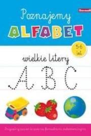 Okładka książki Książeczka edukacyjna. Poznajemy alfabet duże lit.