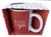 Kubek I love you. Autor: 4050. Dadada.pl Okładka książki Kubek I love you