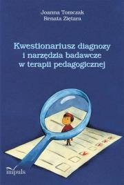 Okładka książki Kwestionariusz diagnozy i narzędzia badawcze w  terapii pedagogicznej