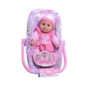 Opakowanie Lalka w nosidełku fioletowym