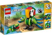 Lego Creator Zwierzęta z lasu deszczowego. Autor: Creator. Dadada.pl Okładka książki Lego Creator Zwierzęta z lasu deszczowego