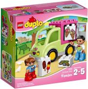 Lego Duplo Furgonetka lodziarza. Autor: Duplo. Dadada.pl Okładka książki Lego Duplo Furgonetka lodziarza
