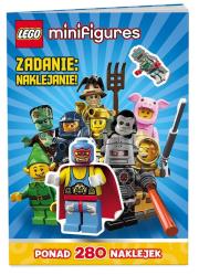 Lego ® Minifigures. Zadanie naklejanie!. Autor: praca zbiorowa. Dadada.pl Okładka książki Lego ® Minifigures. Zadanie naklejanie!